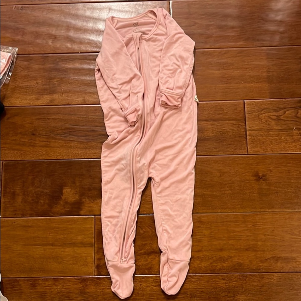 Never worn, bamboo footie pajama